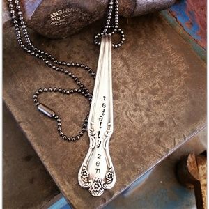 Totally Zen Vintage Silverware Necklace